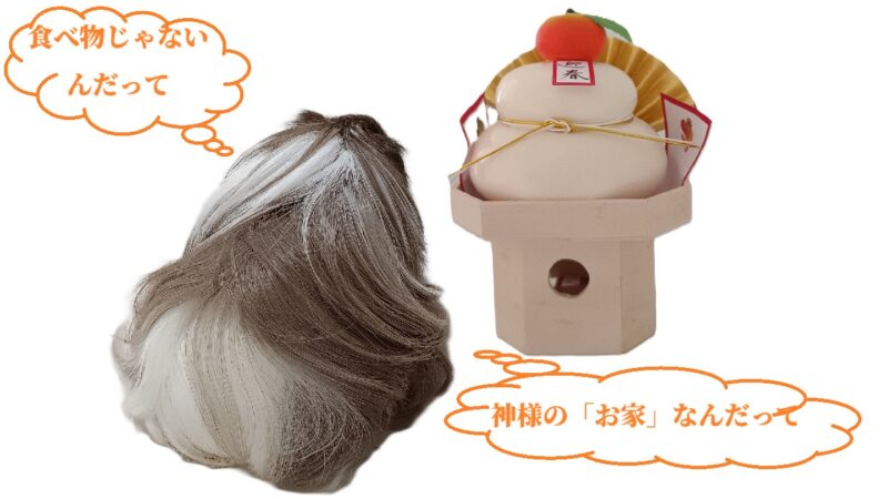 鏡餅は神様のお家